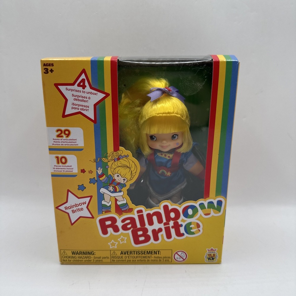 Rainbow Brite 5.5 inch Doll 40 Year 4 Surprises In Box New NIB 80's Cartoon VTG
